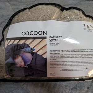 7AM Car Seat Cocoon Teddy